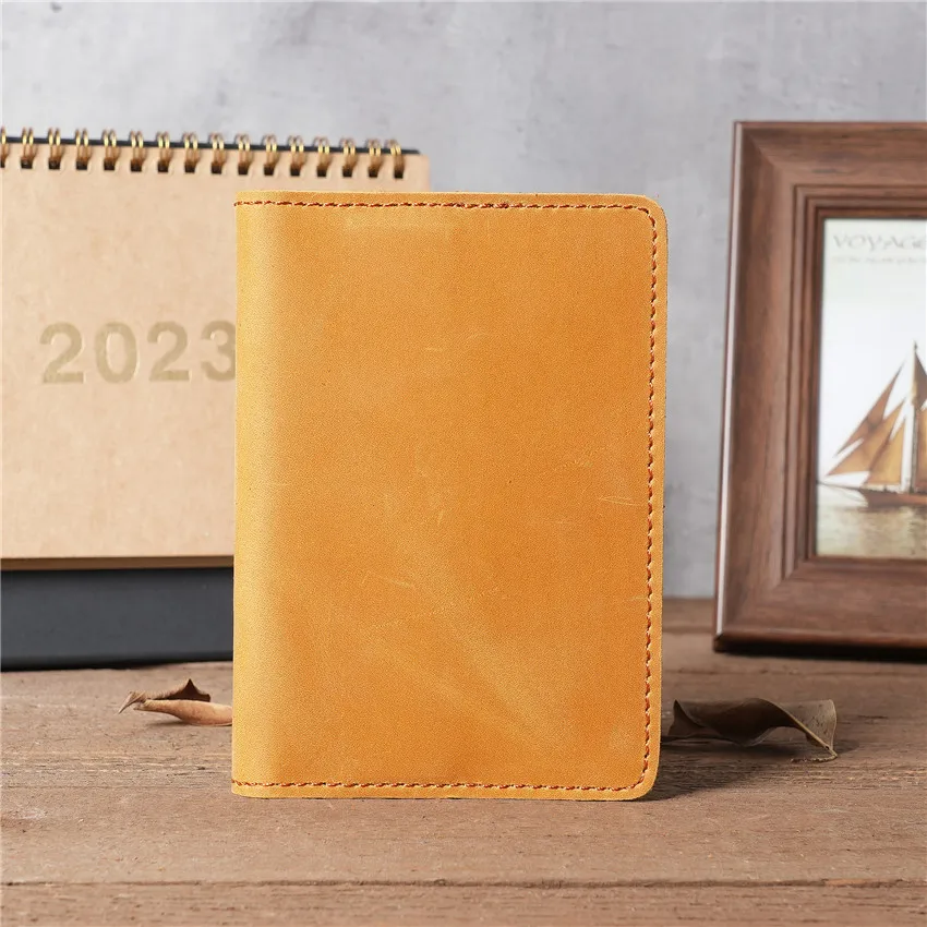 5503 сумка для паспорта из натуральной кожи унисекс в стиле ретро - Фотография_3