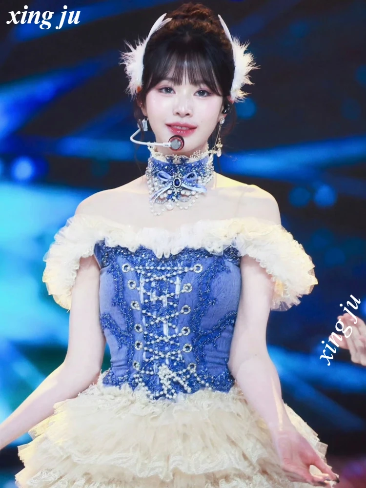 Певица kpop сценический танец топы - Фотография_4
