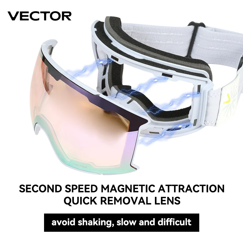 Vector лыжные очки для мужчин сноуборд - Фотография_3
