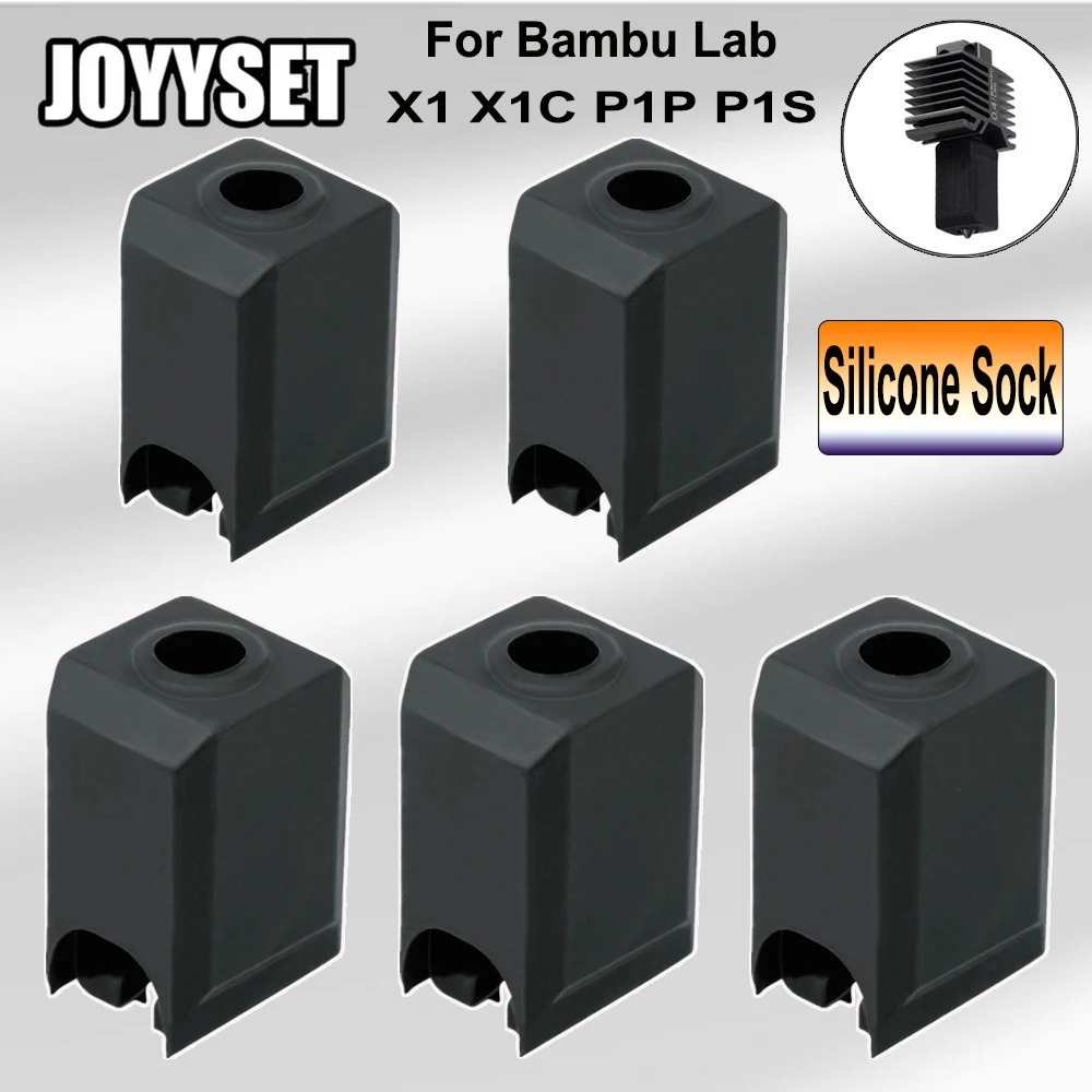 Силиконовые носки для экструдера bambu lab x1 x1c hotend