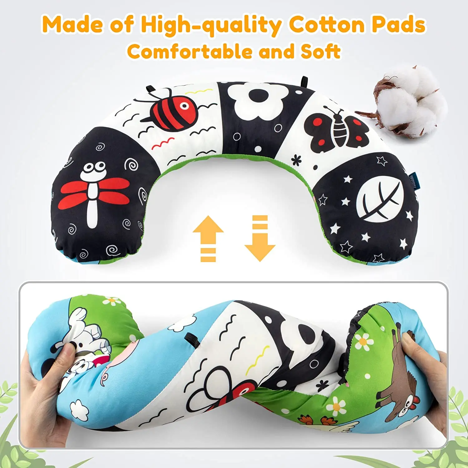 Игровой коврик tummy time mirror activity для новорожденных - Фотография_5