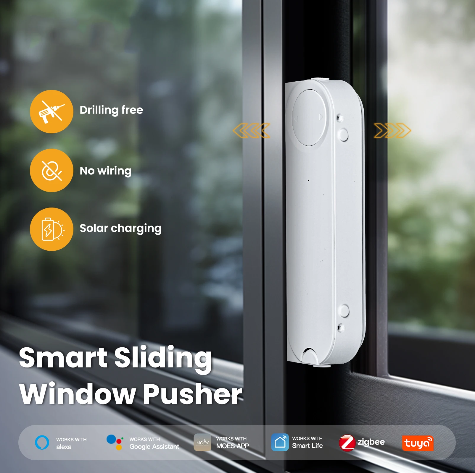Tuya zigbee smart sliding window
