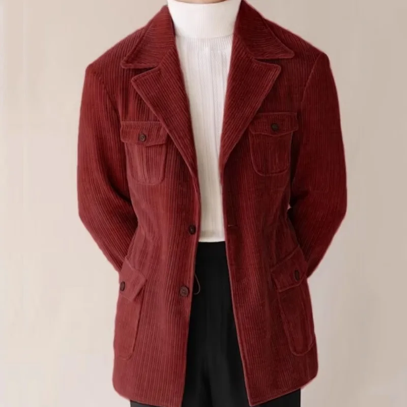 Винтажные вельветовые мужские костюмы