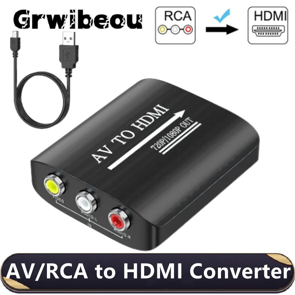 Композитный адаптер hd 1080p av
