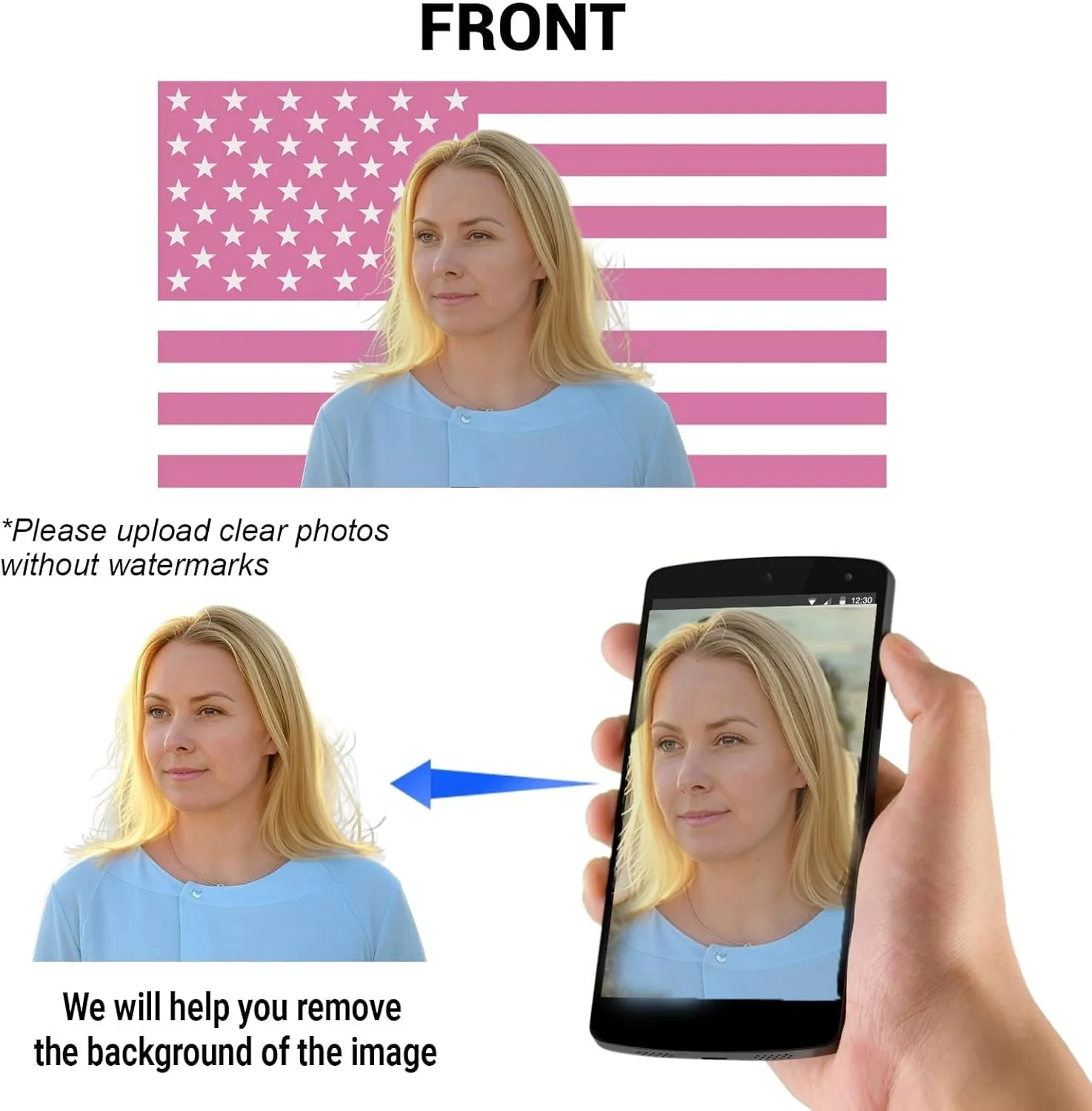 3x5 футов 90x150 см персонализированная - Фотография_3