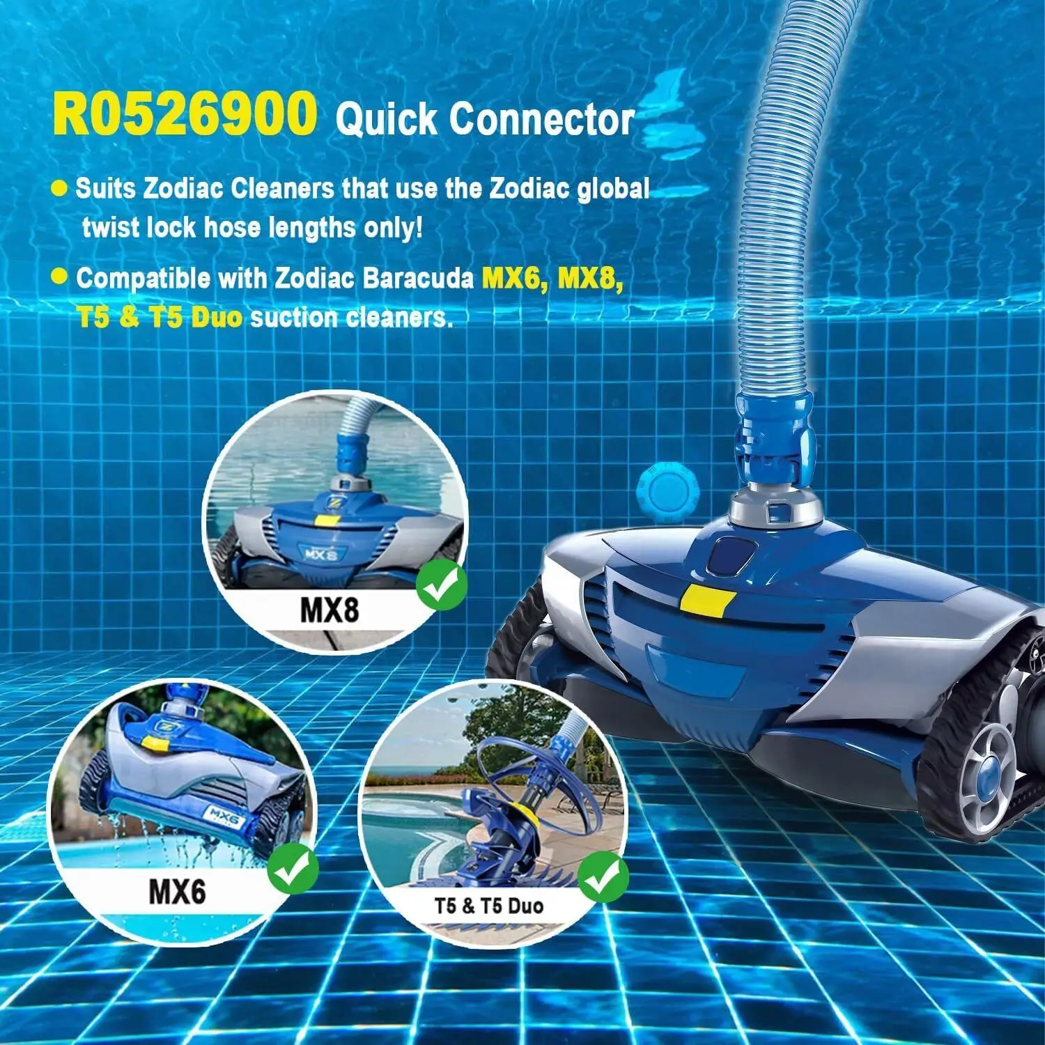 Быстрая замена соединителя mx r0526900 для очистителя зодиака baracuda mx6 - Фотография_2