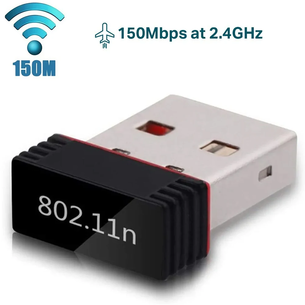 Мини-usb wi-fi адаптер 150 м беспроводная