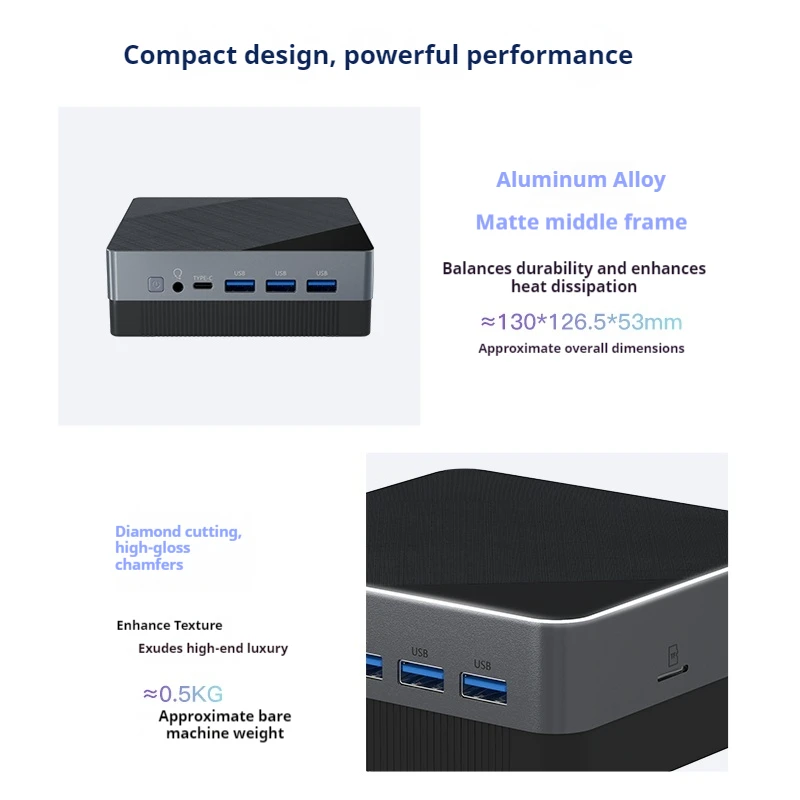 13-е поколение core i5-1340p мини-хост-пк - Фотография_2