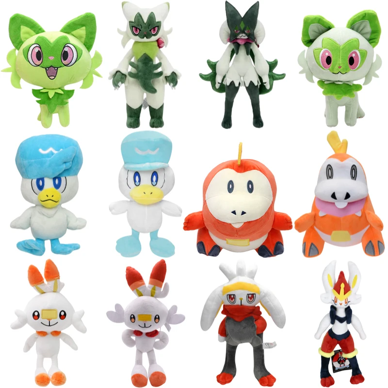 Pokemon sprigatito fuecoco quaxly
