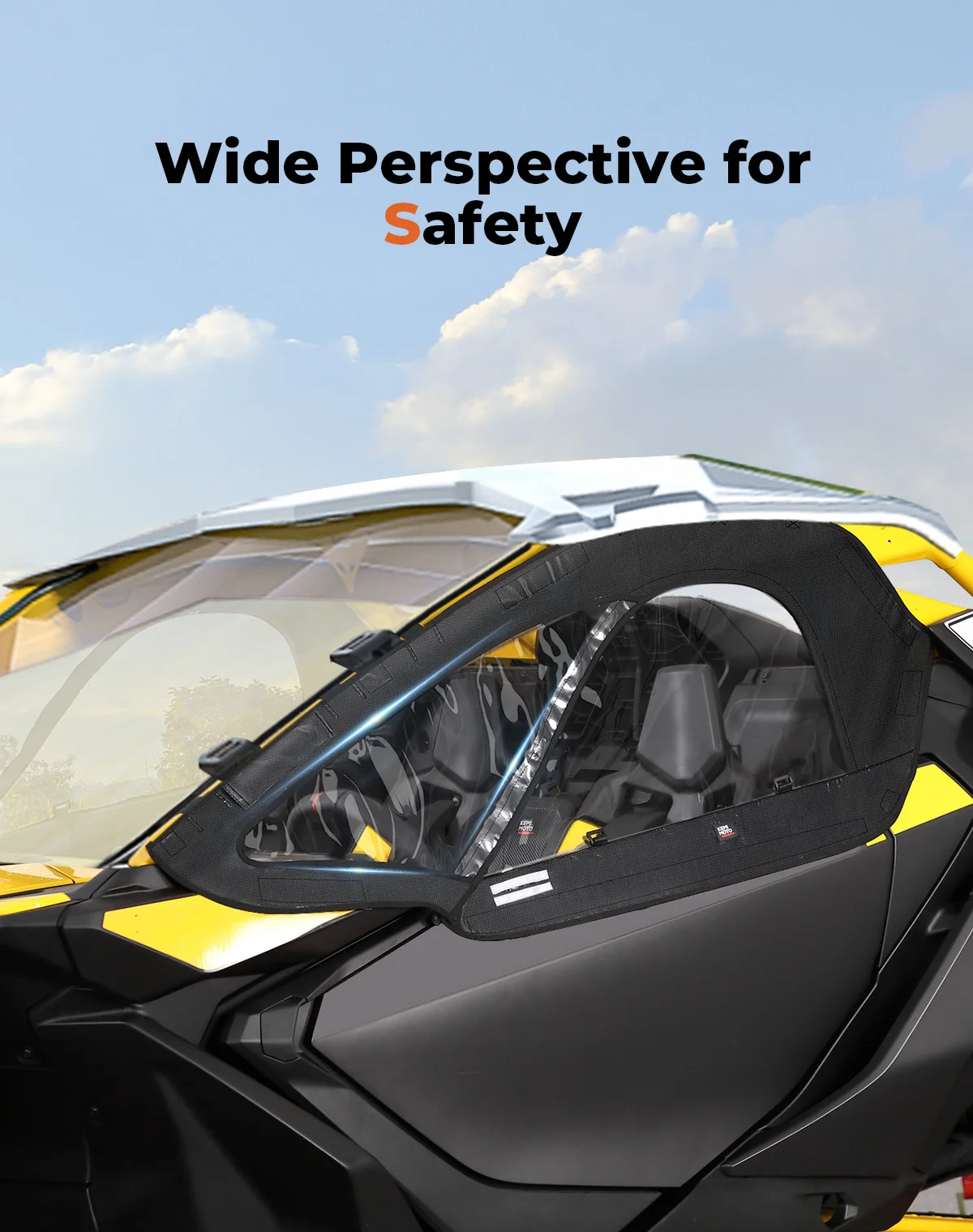 Комплект мягких верхних дверей для can-am maverick r 2024 г - Фотография_6
