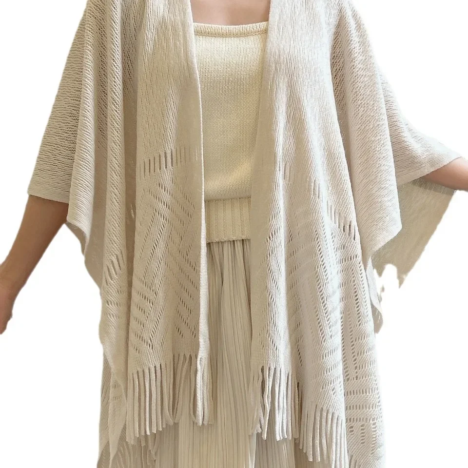 Лето 2022, белая кружевная шаль - Фотография_6