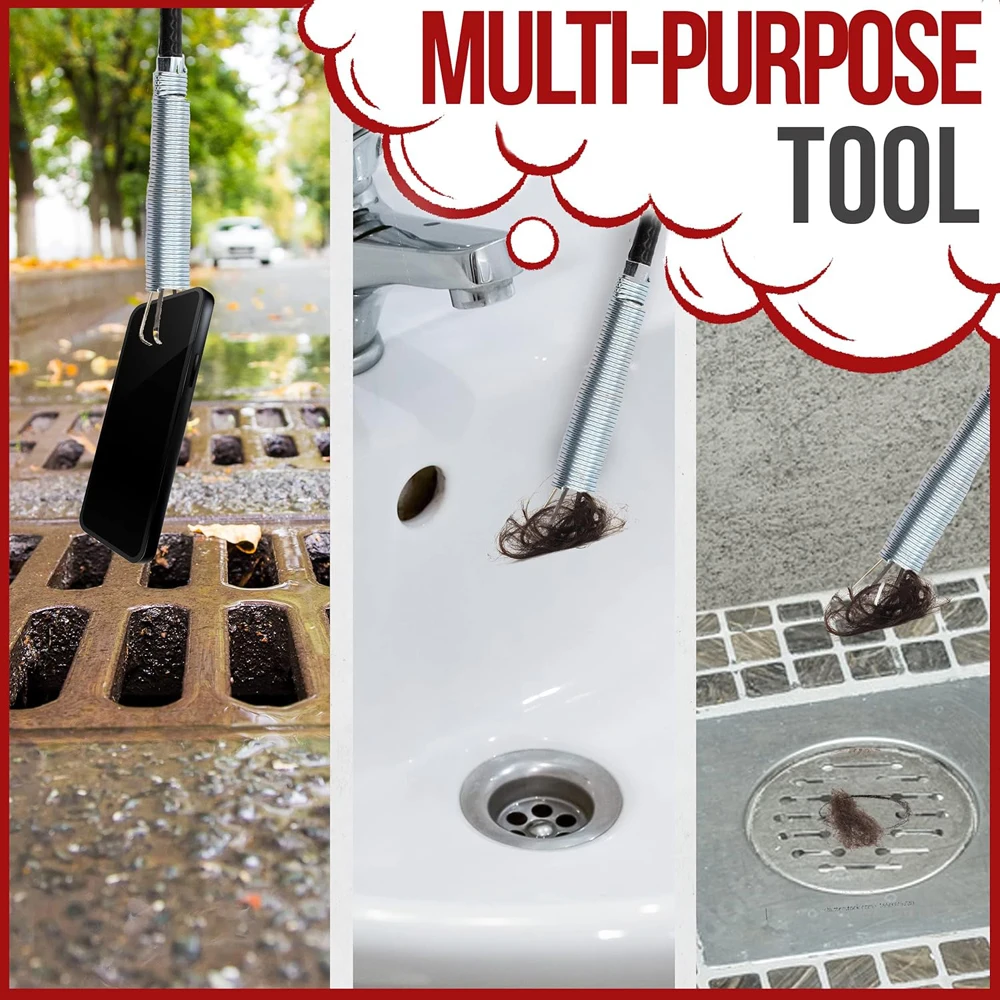 57 см инструмент для разблокировки канализационных труб - Фотография_5