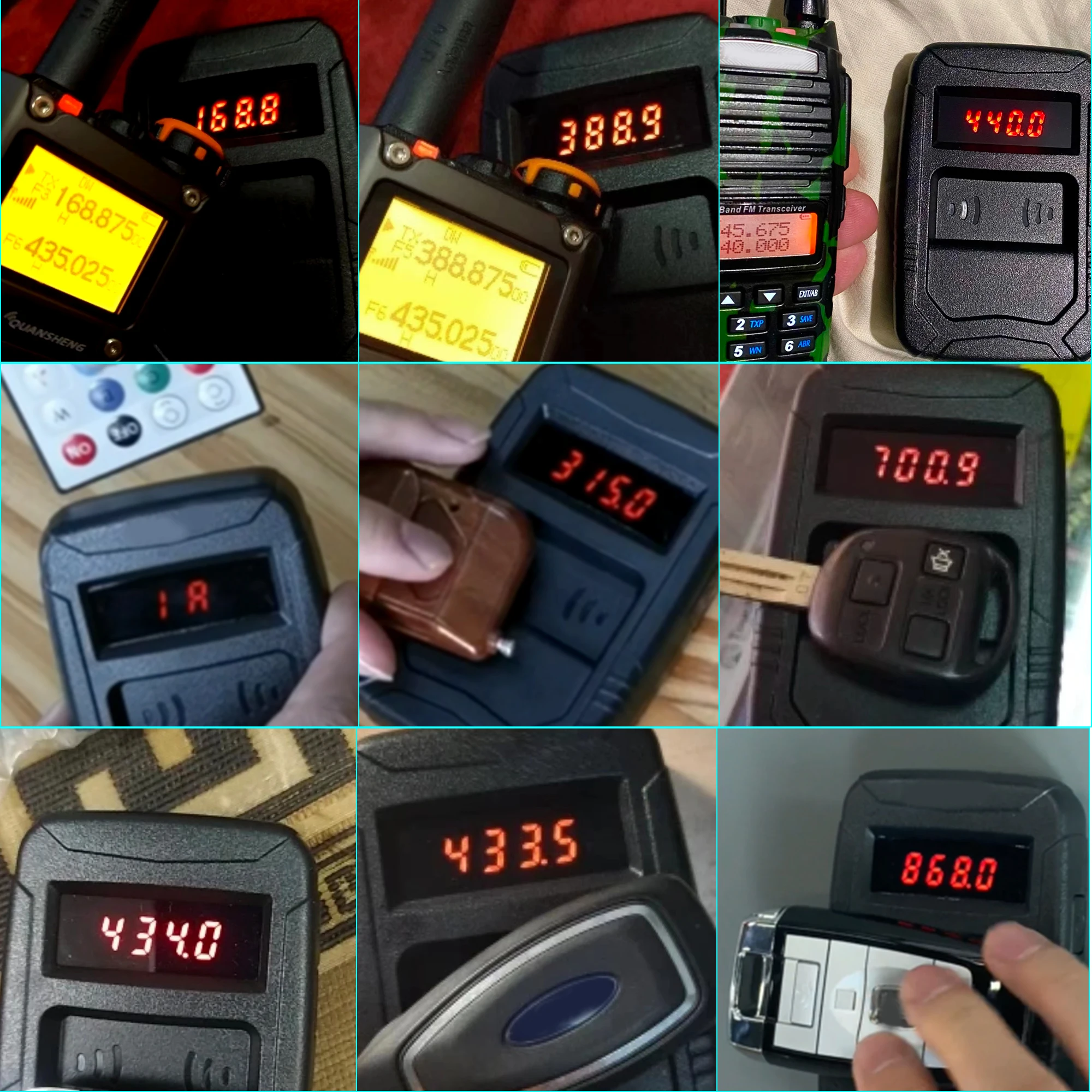 Woyo 10-1000 мгц частотомер цифровой инструмент дистанционного управления - Фотография_6