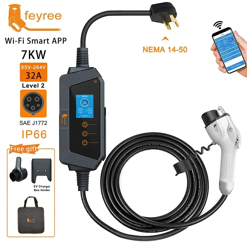 Портативное зарядное устройство для электромобилей feyree type1 - Фотография_2