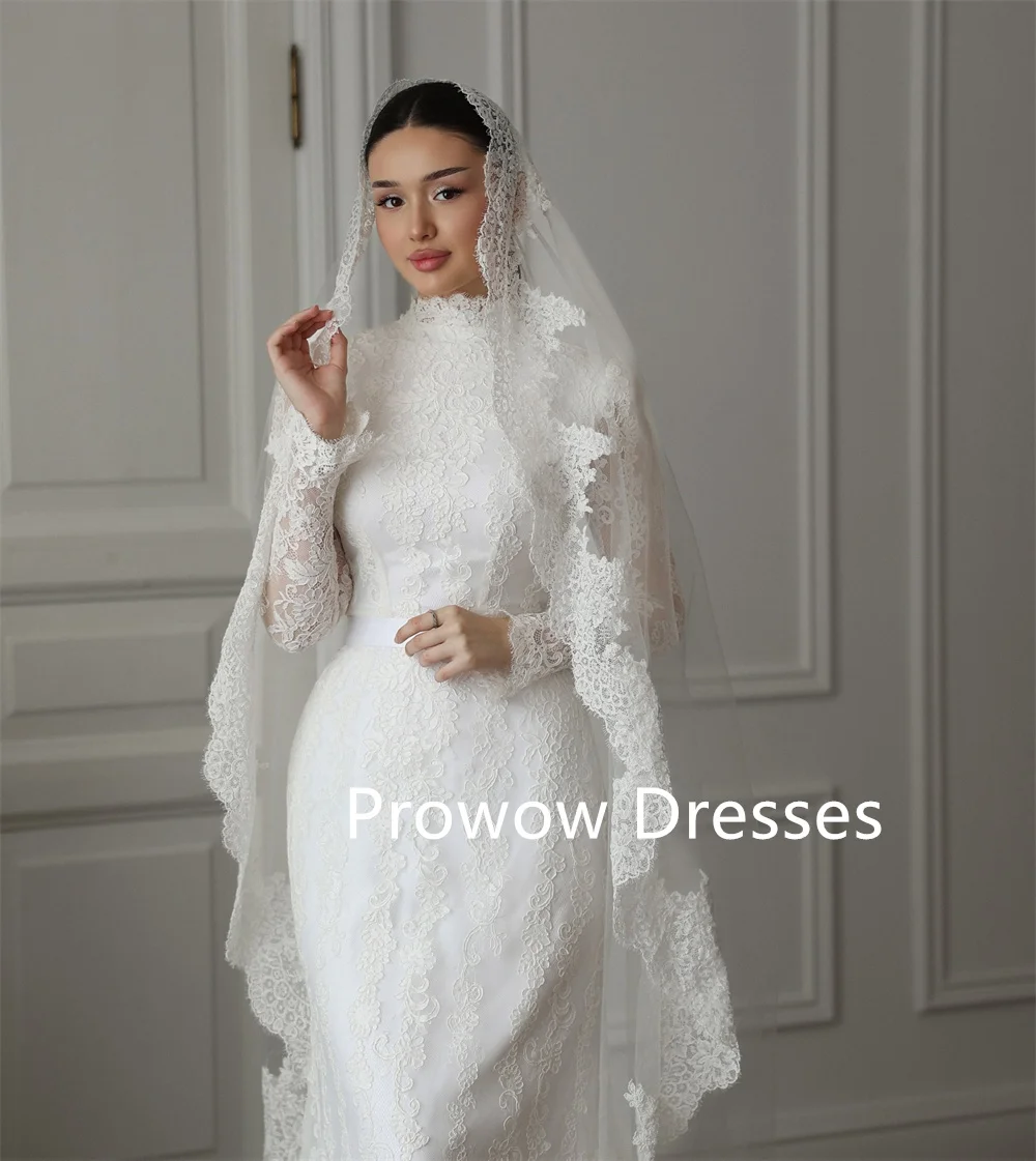 Prowow скромные кружевные прямые - Фотография_2