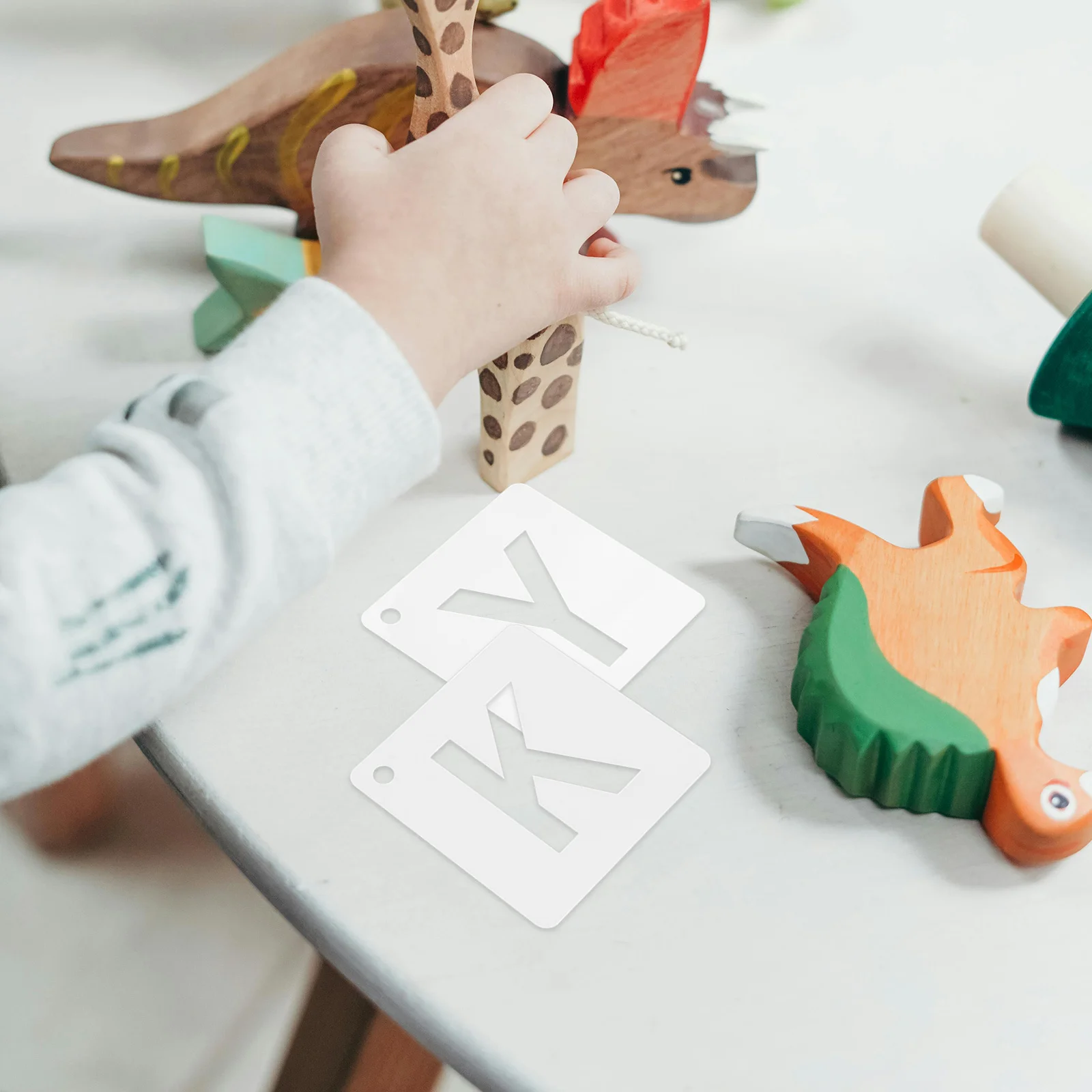 1 комплект трафаретов с буквами a-z - Фотография_6