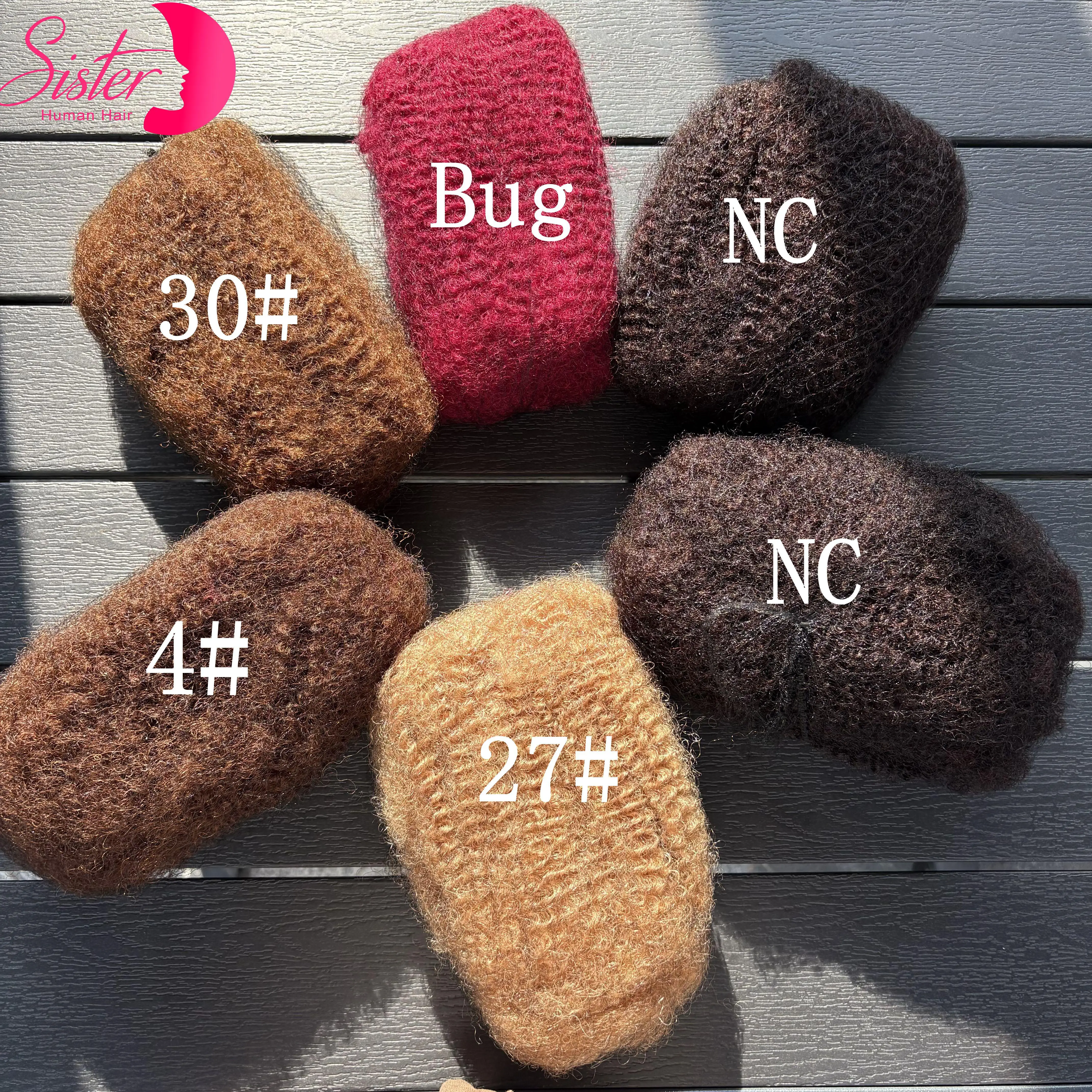 10-18 дюймов цветные 4c афро-кудрявые - Фотография_3