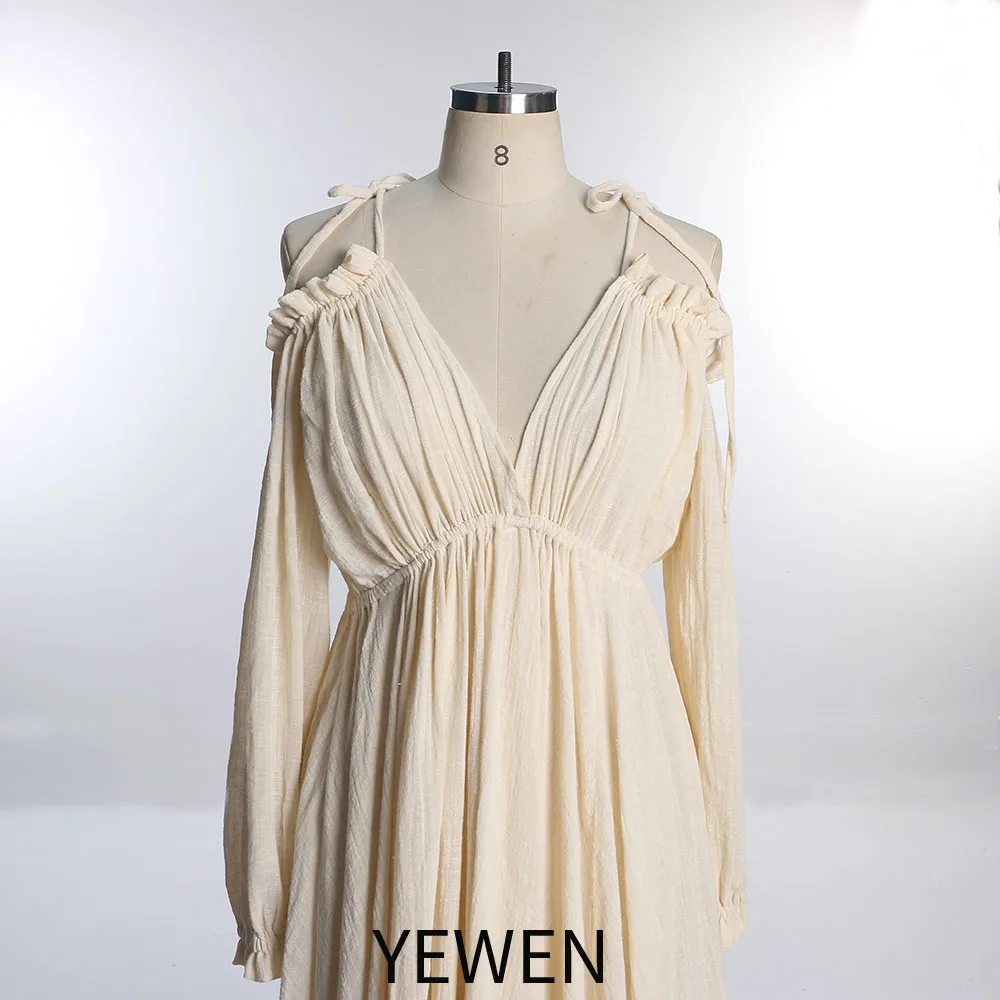 Платье для фотосессии в стиле бохо с регулируемой шеей - Фотография_4