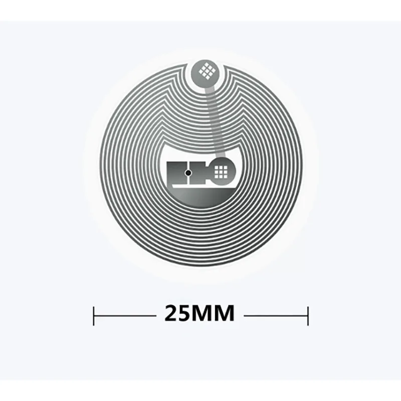 Nfc-тег ntag216 этикетка nfc 216 клейкая наклейка rfid 13 - Фотография_3