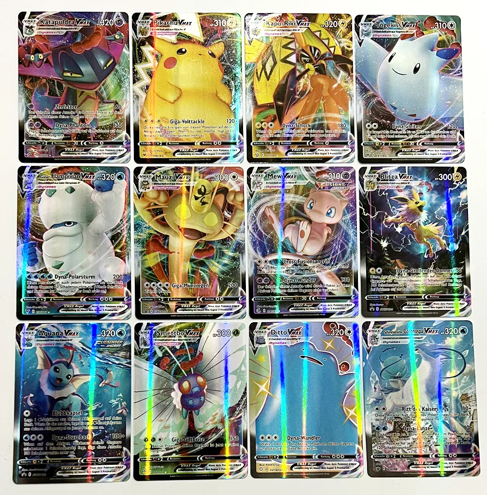 Немецкие карты cartas pokemon card с gx v max vmax подарки для детей