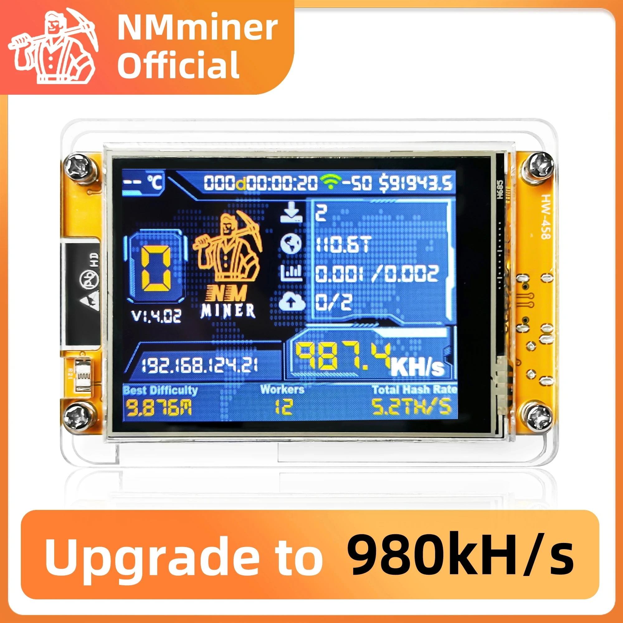 Nmminer nerdminer cyd хешрейт 1000 кгц/с lucky miner 2