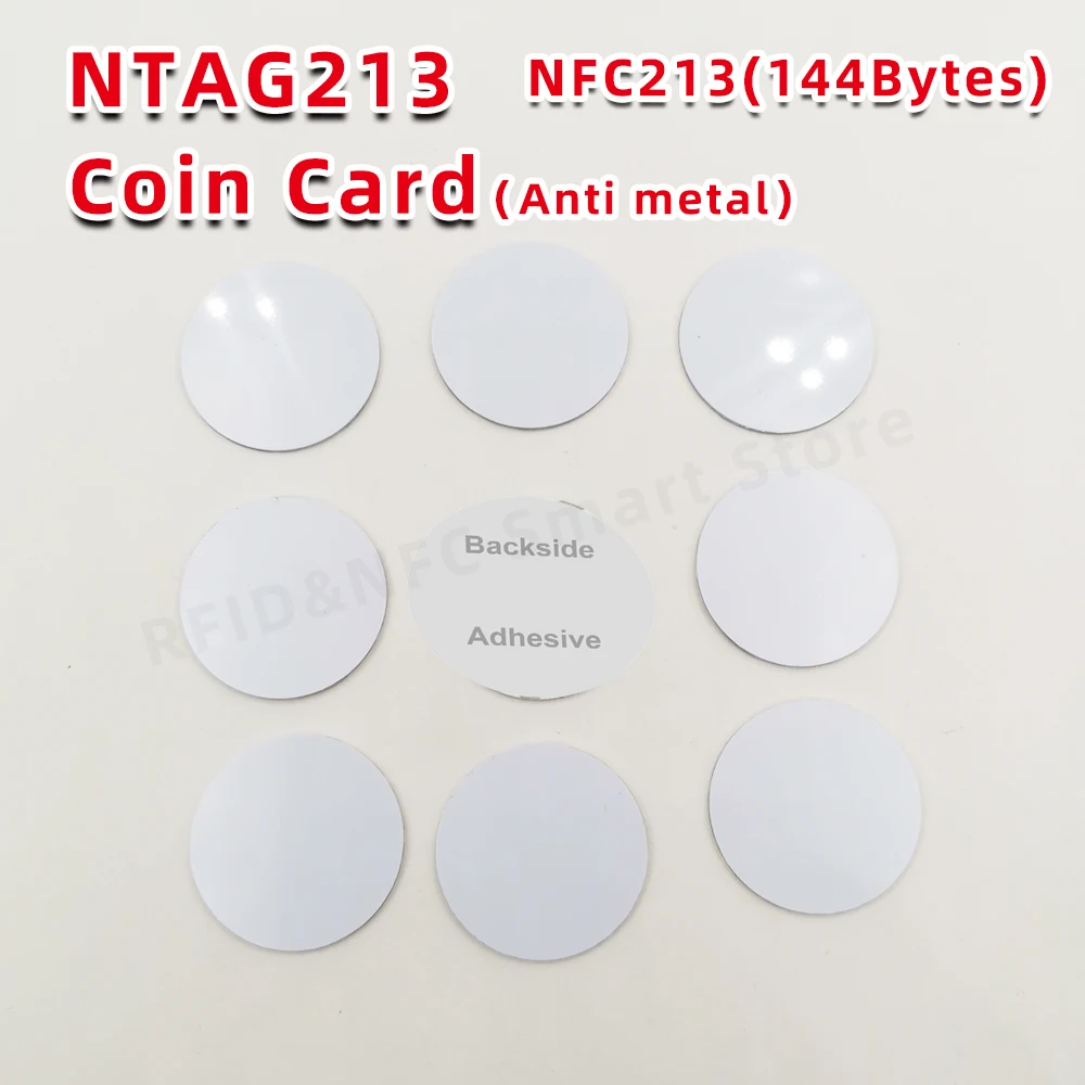 Nfc монета-карта nt/ag 213 антиметаллическая 13 - Фотография_3
