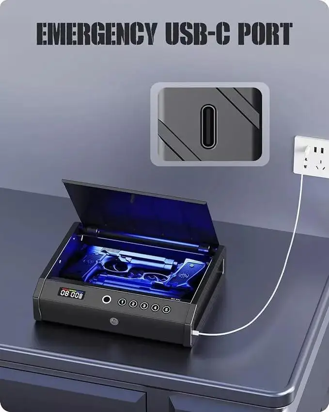 С экраном, паролем от отпечатков пальцев с защитой от кражи - Фотография_5