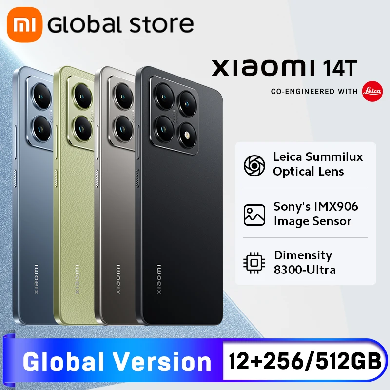 Глобальная версия смартфона xiaomi 14t 5g