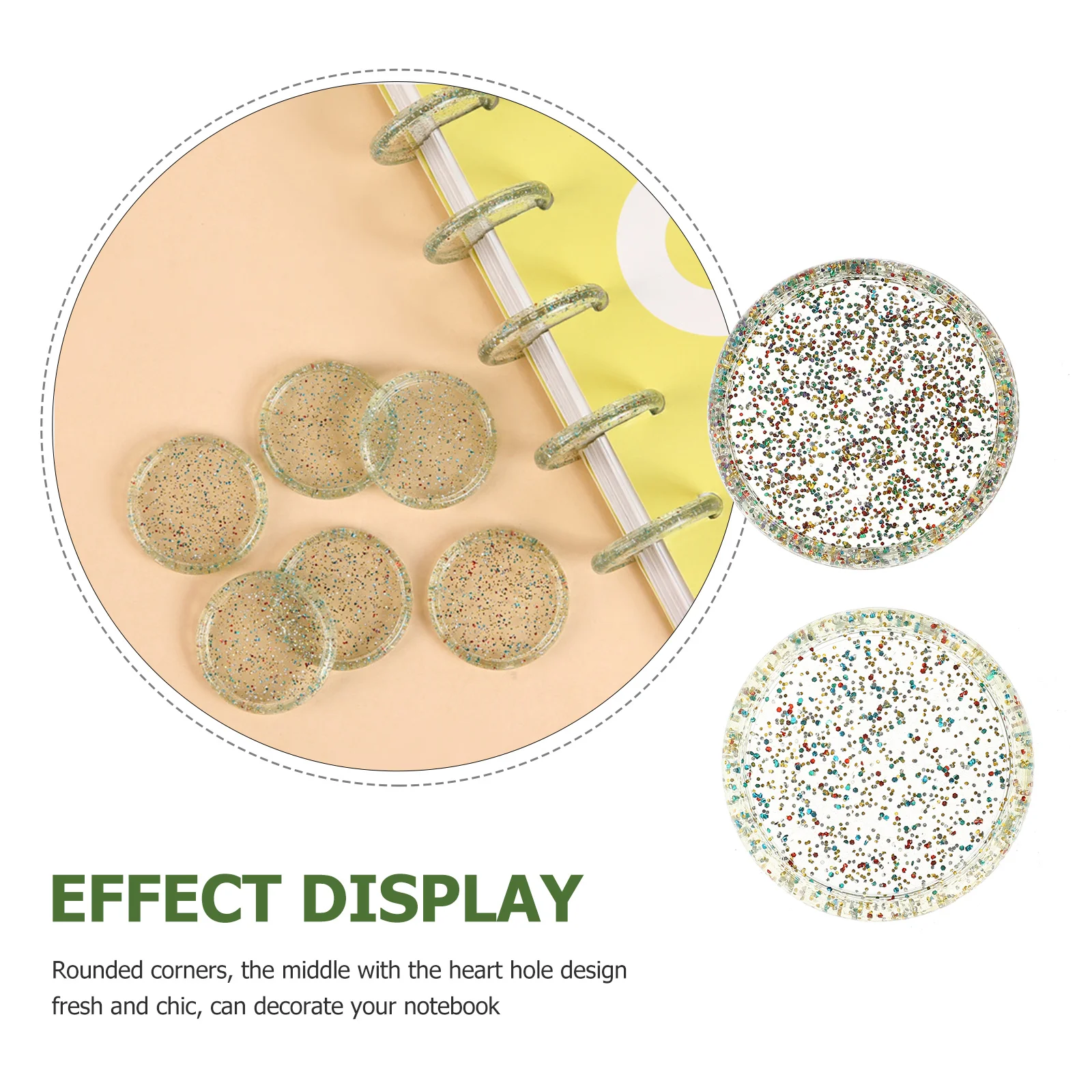 Диски, маленькие переплетные диски для блокнотов с вкладышами - Фотография_6