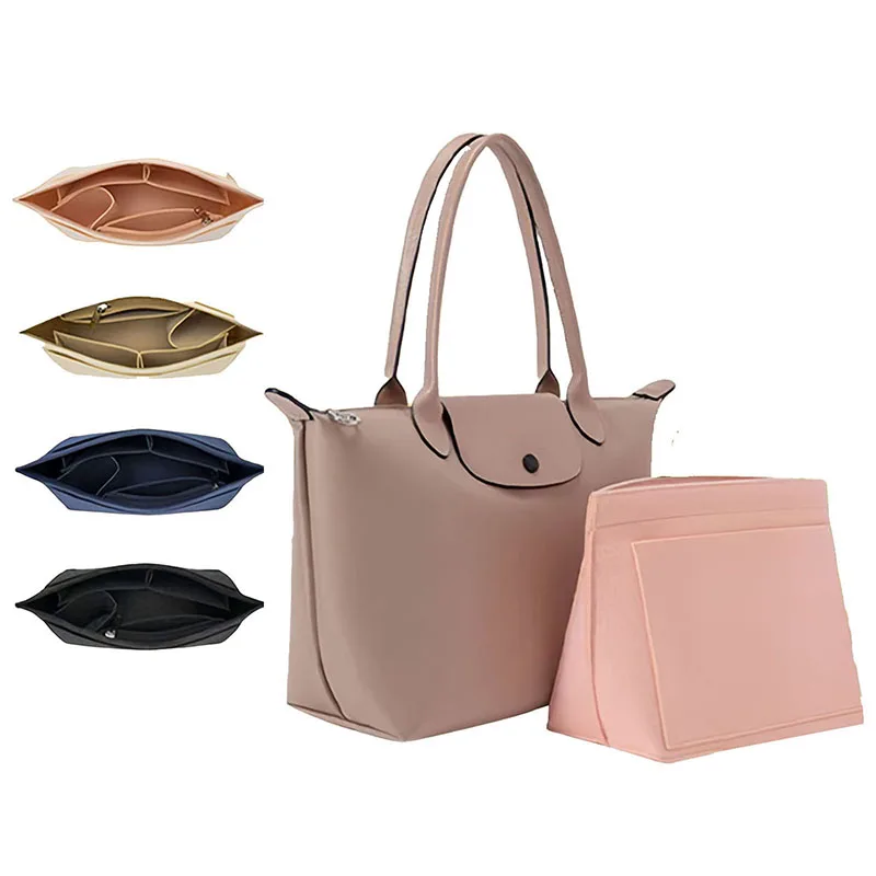 Фетровая сумка-вставка подходит для сумки longchamp