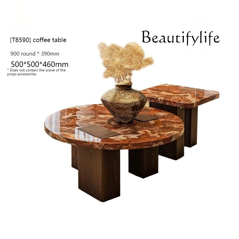 Центральные столы из камня красного - Фотография_5