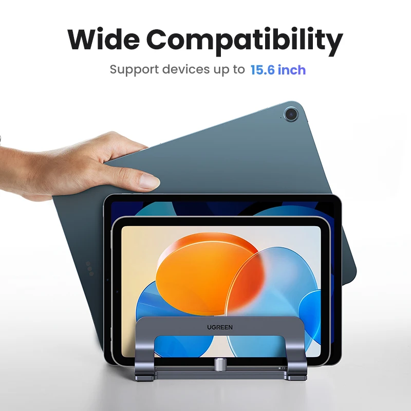 Вертикальная подставка ugreen для ноутбука macbook air pro - Фотография_5