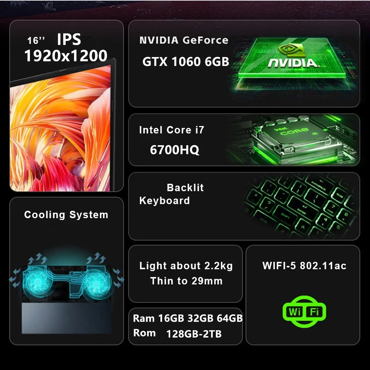 Carbayta ноутбук intel core i7 6700hq 15 - Фотография_4