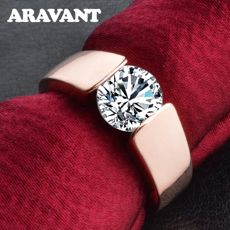 Aravant 925 серебро 8 мм циркон - Фотография_2
