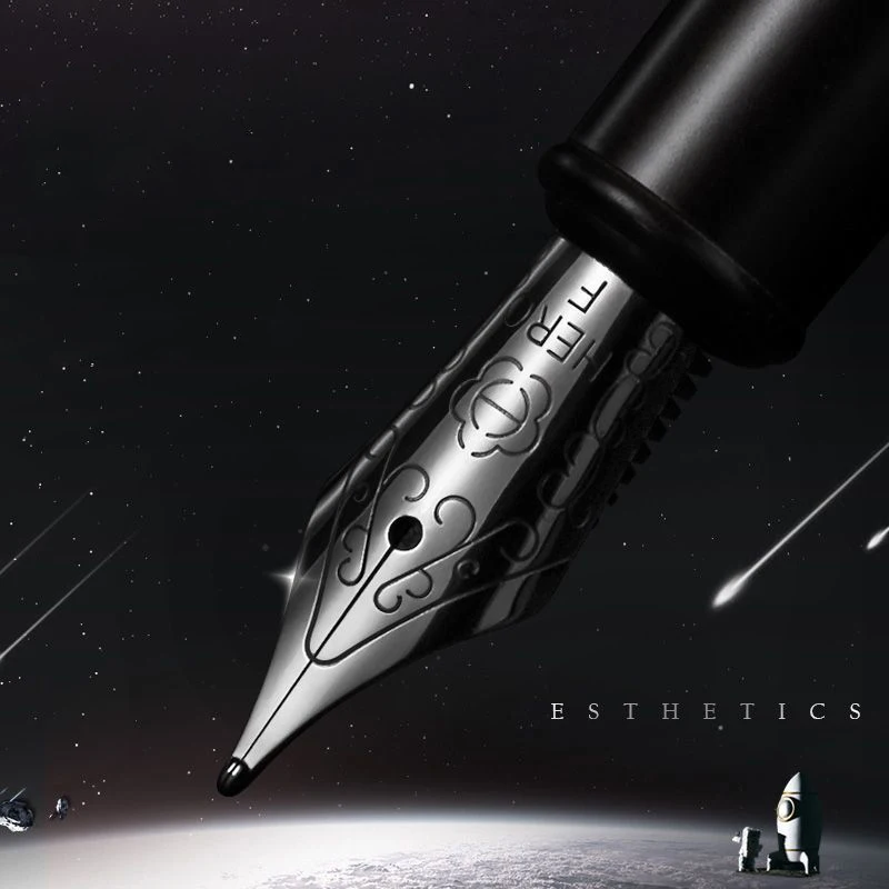 Металлическая перьевая ручка hero black forest - Фотография_5