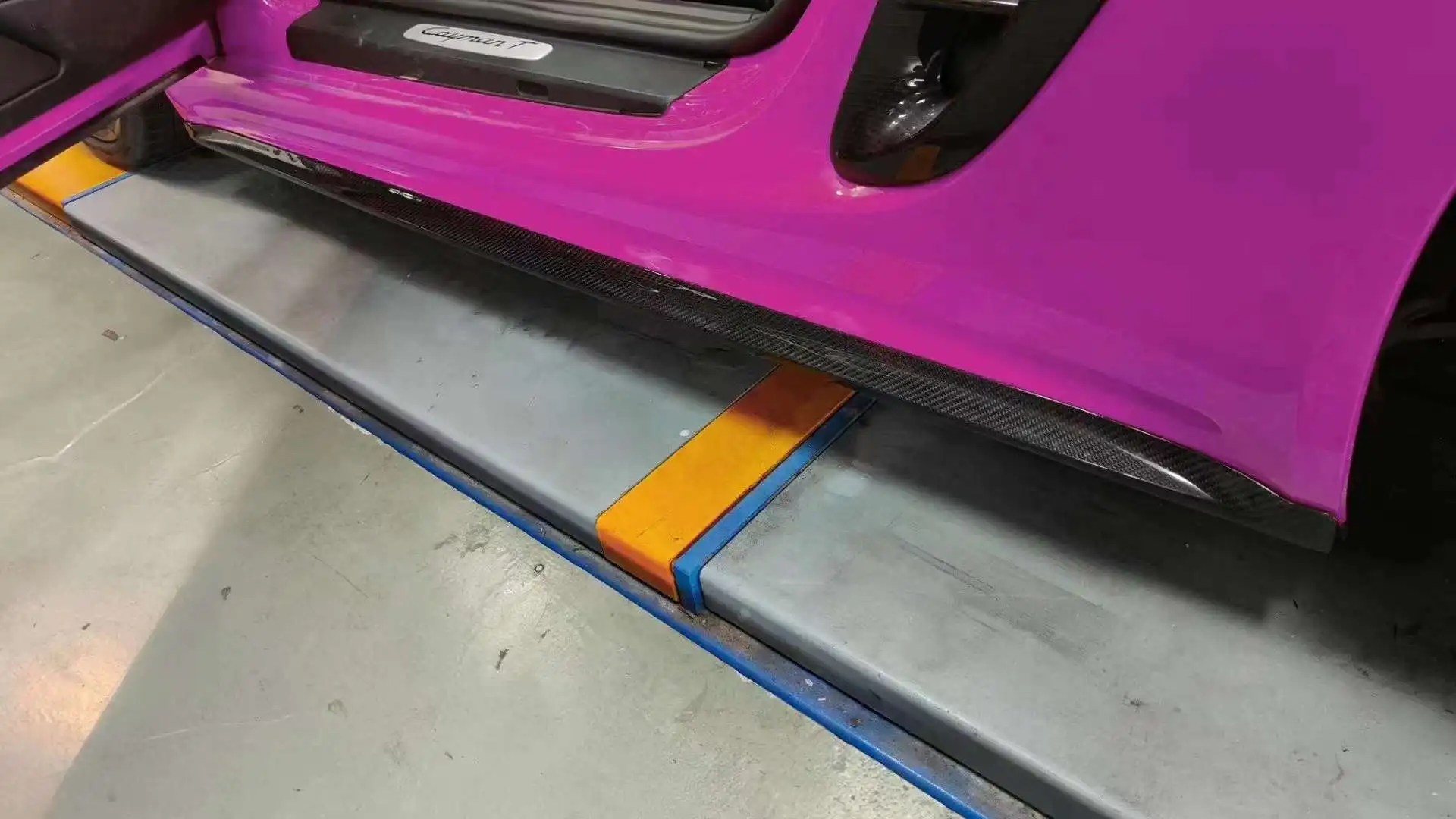 Для porsche 718 boxster cayman 3k саржевое сухое углеродное волокно - Фотография_6