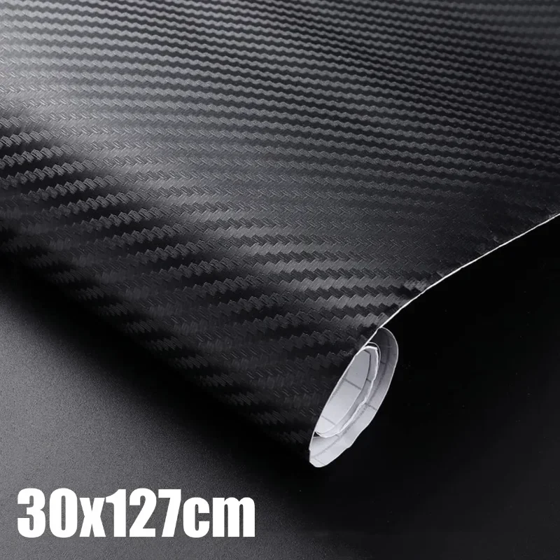 30x127 см автомобильная 3d пленка из углеродного волокна