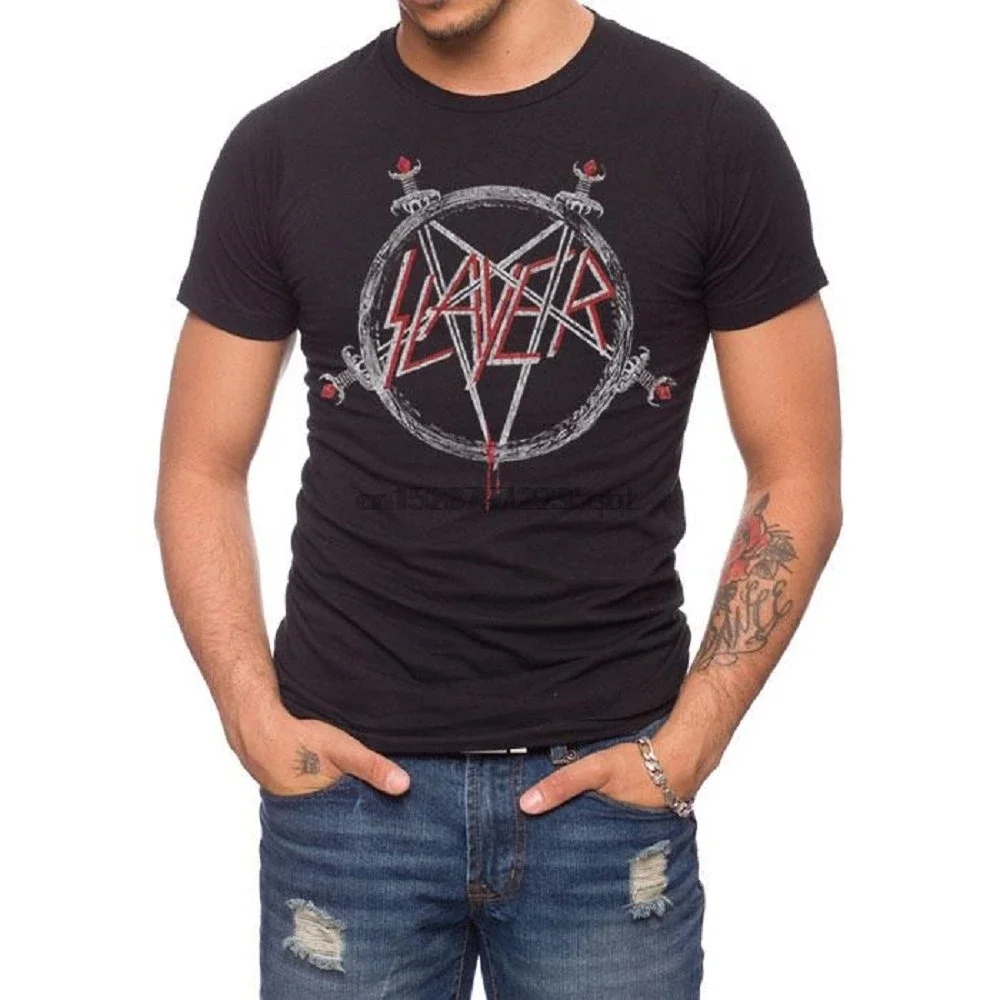 Футболка с логотипом slayer пе