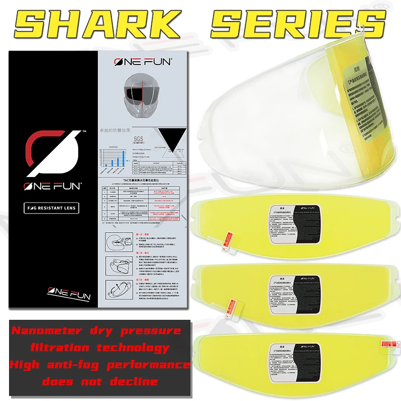 Противотуманная пленка для шлема для shark spartan gt/gt pro/spartan rs