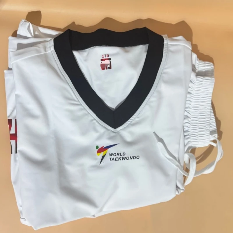 Новейшая облегающая эластичная быстросохнущая униформа для тхэквондо mooto