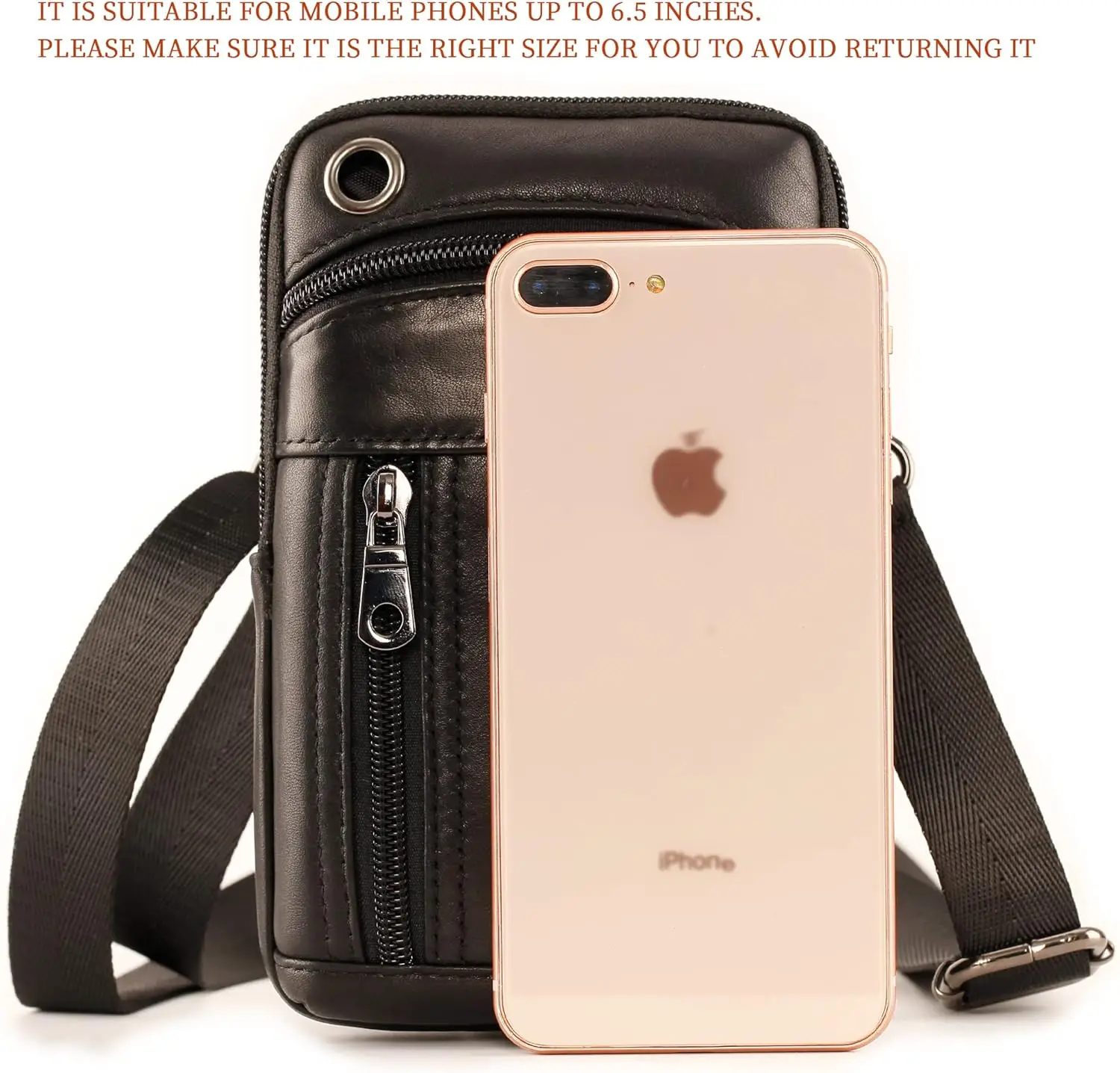 Маленькая мужская кожаная сумка-портфель - Фотография_2