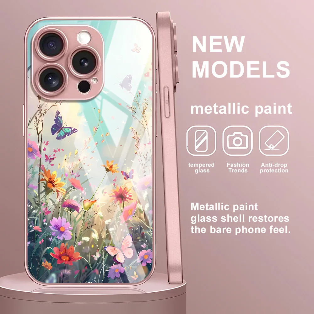 Чехол для телефона с милым цветком для iphone 17 - Фотография_6