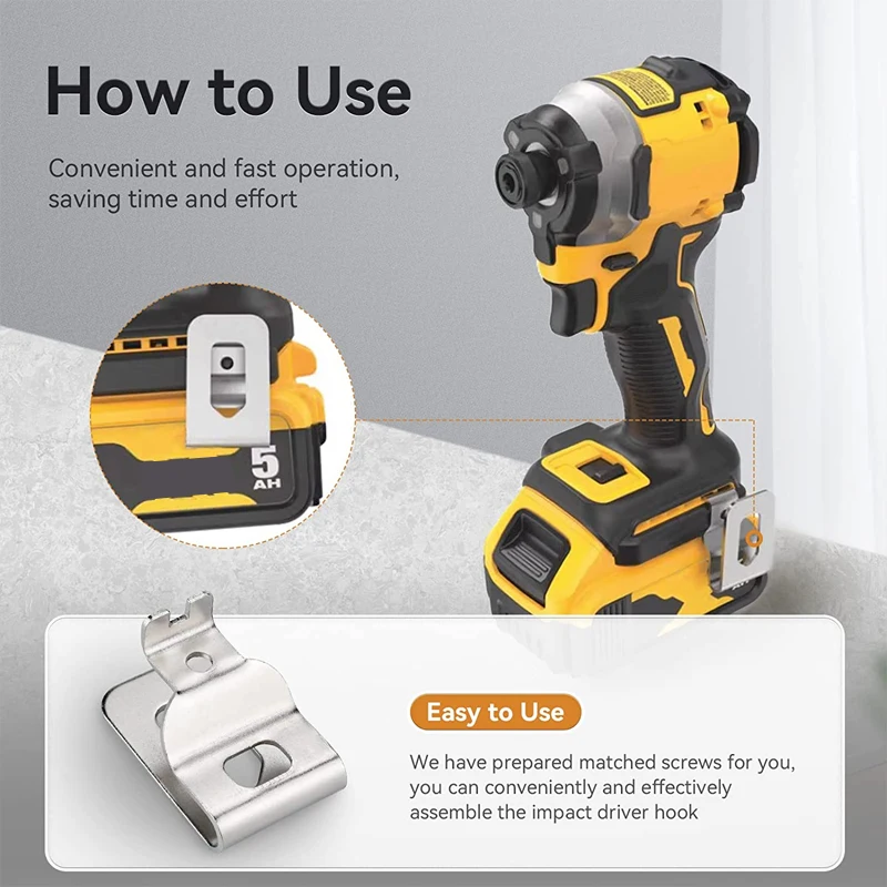 Крючок для ремня из нержавеющей стали для дриля dewalt 20 в - Фотография_5