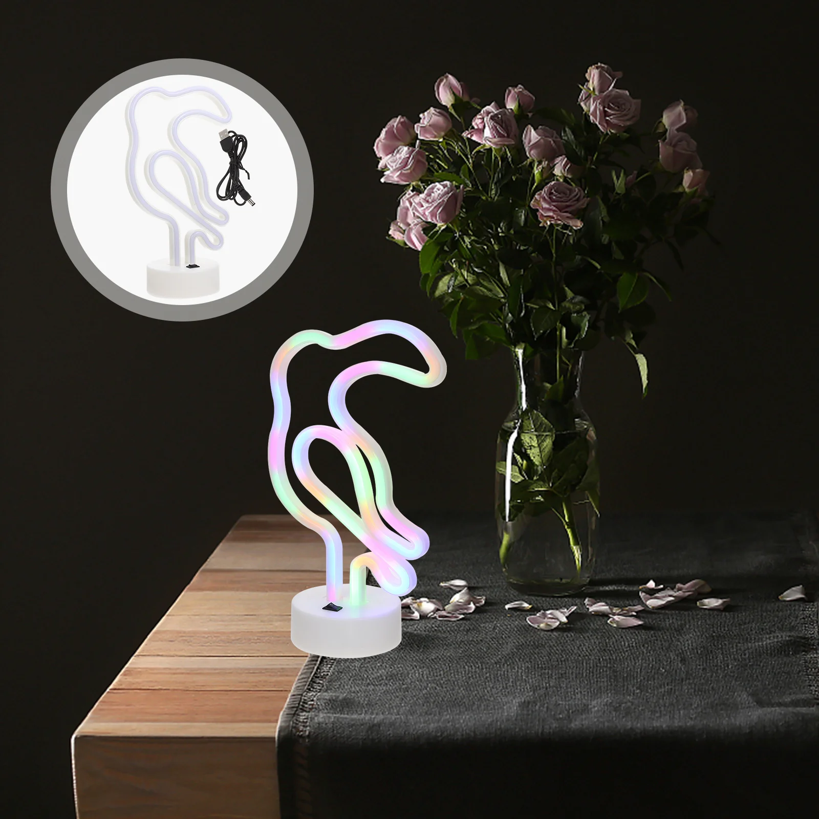 Баклажаны светодиодный неоновый - Фотография_3