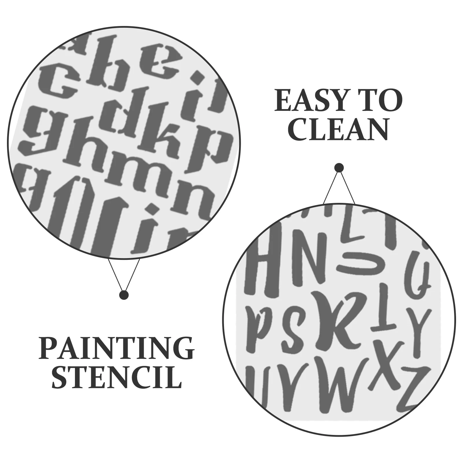 Многоразовые пластиковые трафареты для рисования - Фотография_6