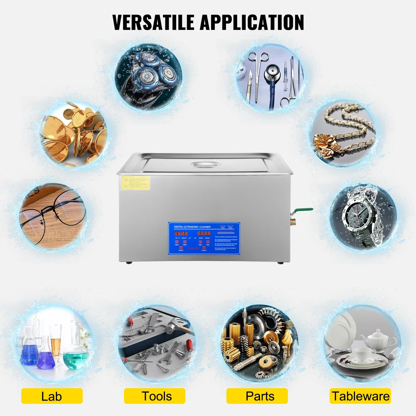 Ультразвуковой очиститель vevor 30l - Фотография_3