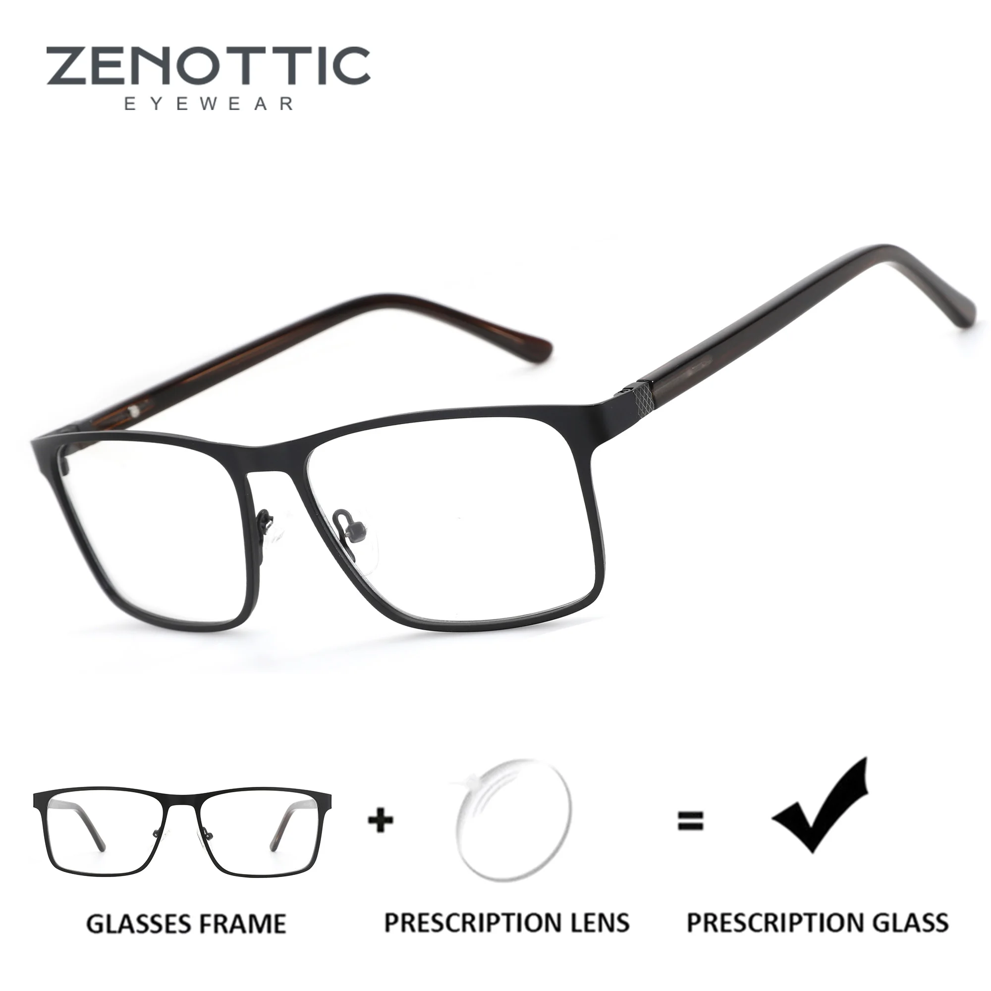 Zenottic новые поступления квадратные очки по рецепту