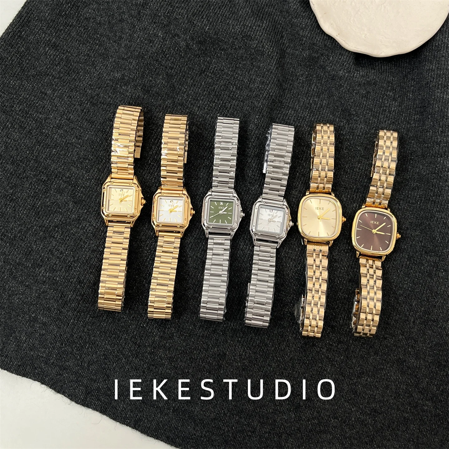 Роскошные изысканные повседневные часы в стиле ретро для женщин