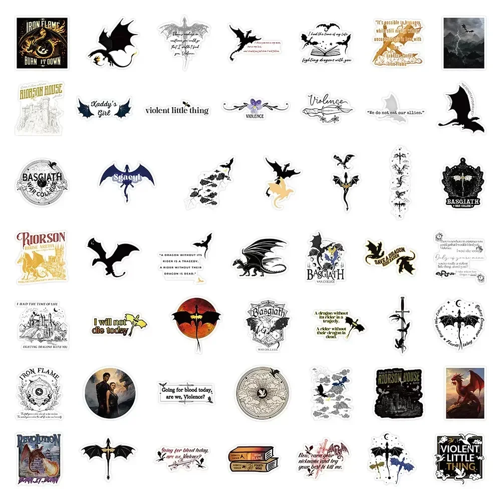 Наклейки с героями мультфильмов «четвертое крыло» - Фотография_5