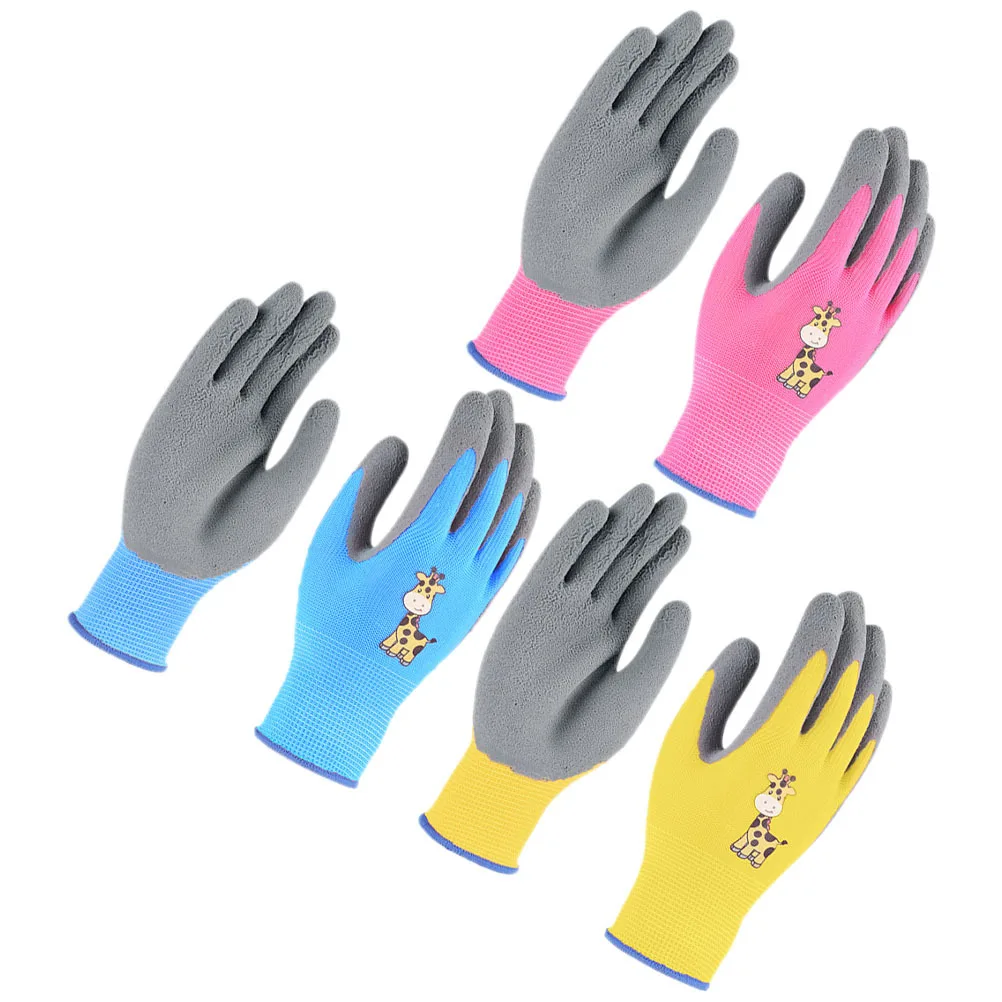 3 пары удобных латексных садовых перчаток - Фотография_2